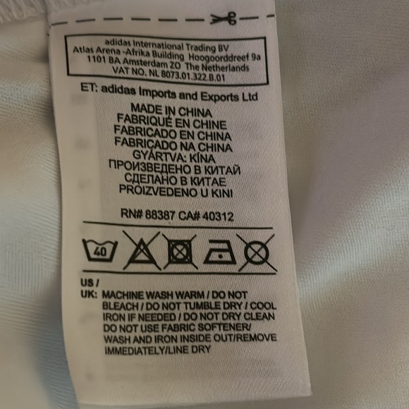 Adidas Climacool Men's Large Germany’s FIFA2014 v-neck white t-shirt/jersey - Picture 11 of 14